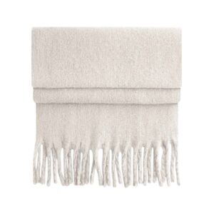 Beechfield Fluffy Scarf / Natural Stone